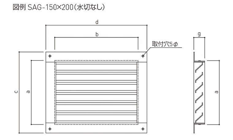 日本メーカー新品 神栄ホームクリエイト 角型ガラリ 水切なし SAG-200×250 標準